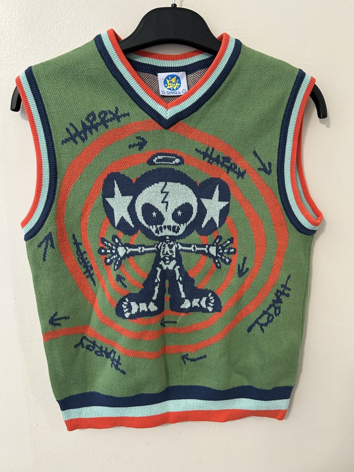 Happy99 Happy99 Charged Knit Sweater Vest Size US S / EU 44-46 / 1 - 1 Thumbnail