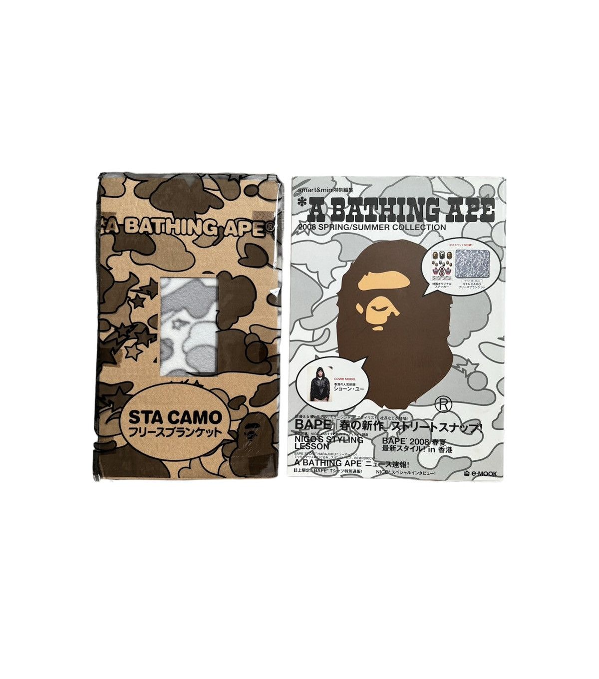 image of Bape 2008 Spring/summer Emook With Gift!!! in White, Men's
