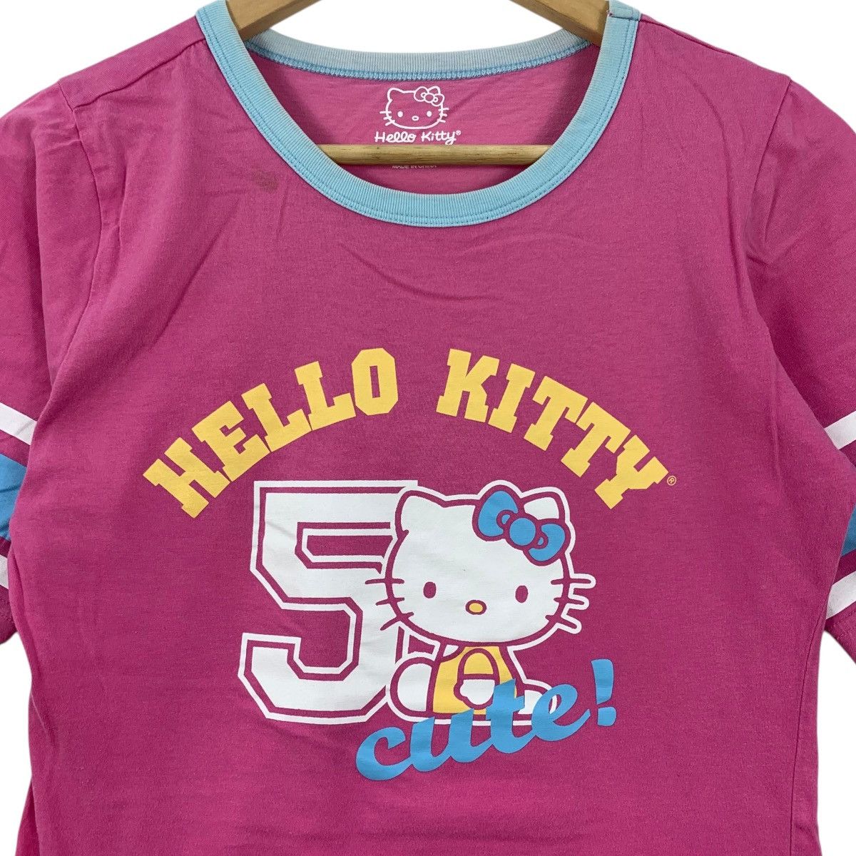 Japanese Brand HELLO KITTY CUTE By Sanrio Japanese Cartoon Anime Tshirt Size L / US 10 / IT 46 - 3 Thumbnail