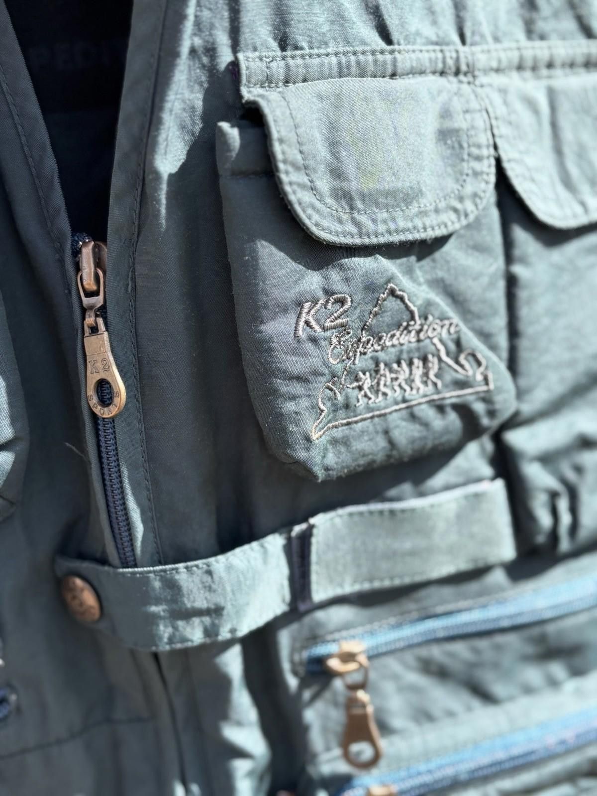 Vintage Vintage K2 Mountain Equipment Expedition Zip Up Vest Large Size US L / EU 52-54 / 3 - 3 Thumbnail
