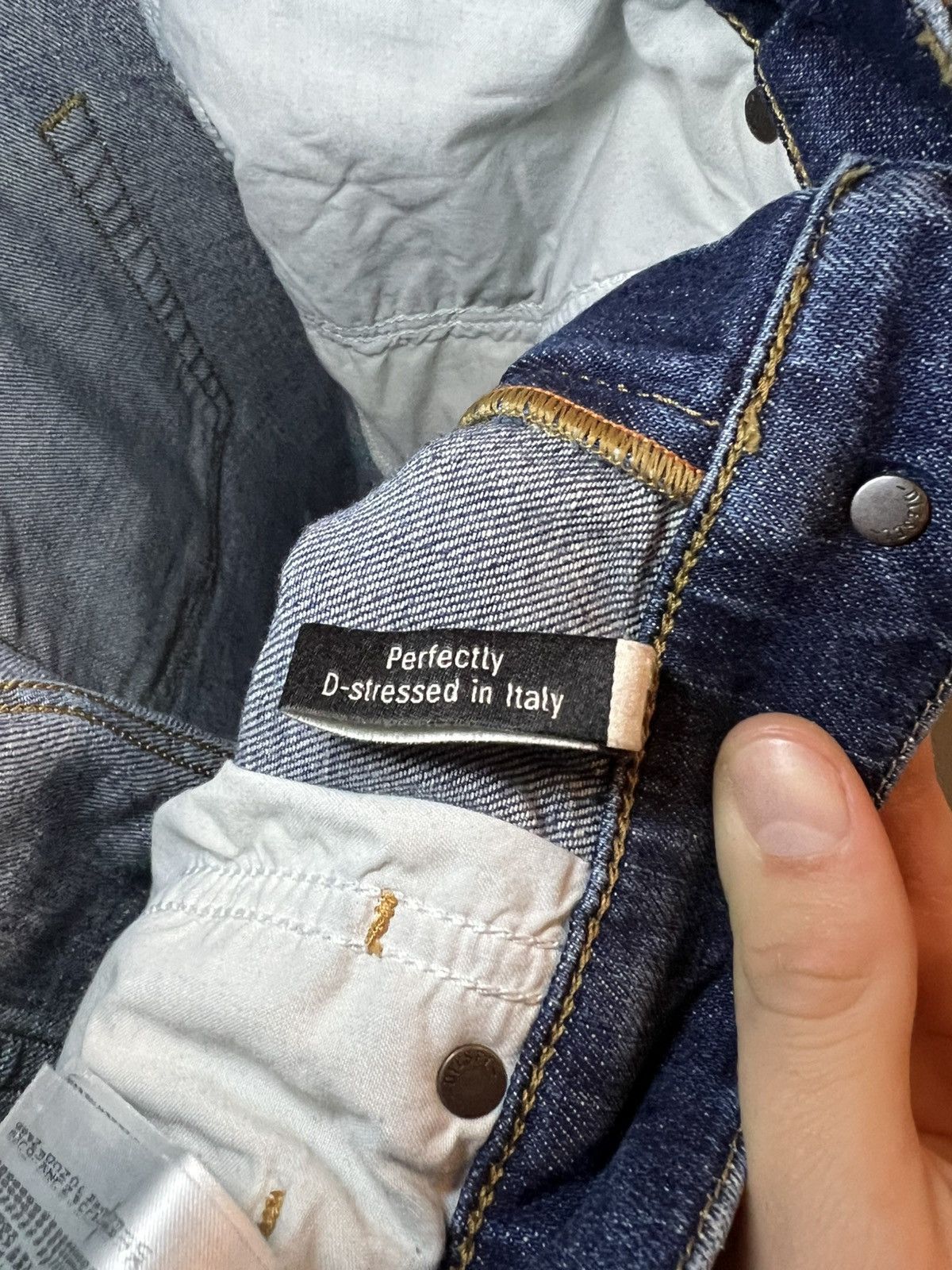 Diesel Vintage Diesel D-STRUKT D-stressed in Italy slim jeans Size US 34 / EU 50 - 11 Thumbnail