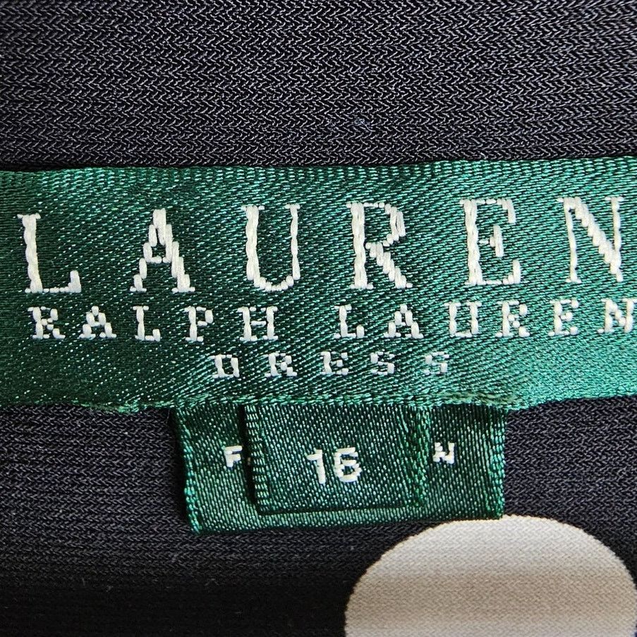 Lauren Ralph Lauren Lauren Ralph Lauren Womens Sheath Dress Classic Polka Dot 16 Size XXL / US 16-18 / IT 52-54 - 5 Thumbnail