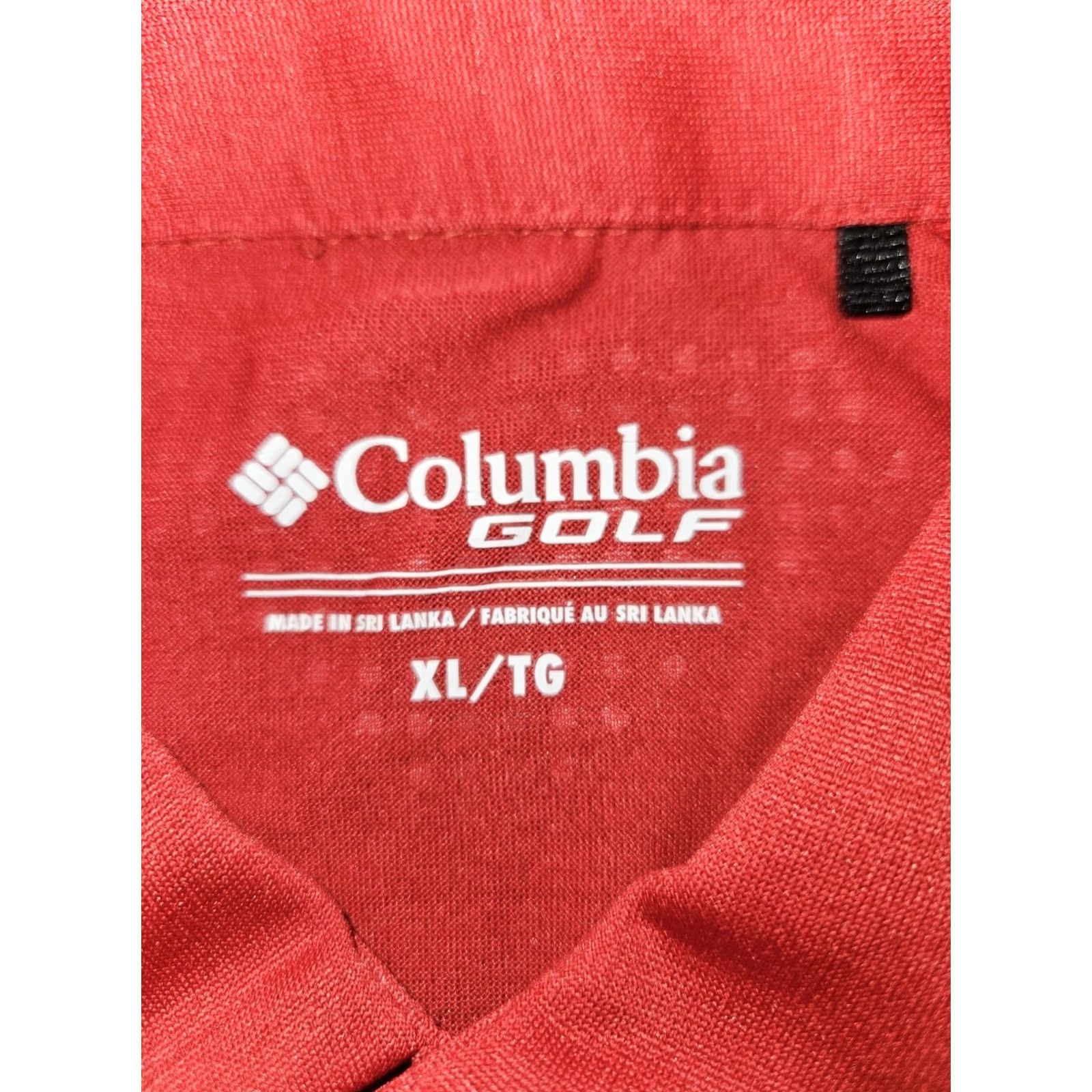 Vintage Columbia Golf Polo Shirt Mens XL Red Performance Lightweight Short Sleeve Size US XL / EU 56 / 4 - 2 Thumbnail