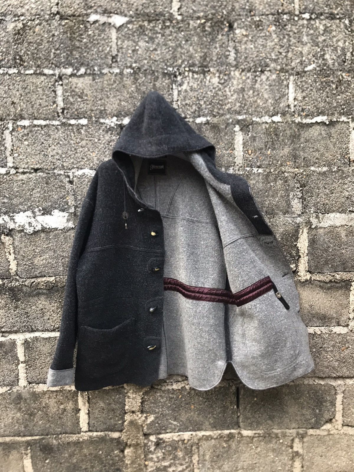 BARNS OUTFITTERS × Gloverall 🌟Gloverall Wool Hoodies Barn Coat Jacket Size US M / EU 48-50 / 2 - 9 Thumbnail