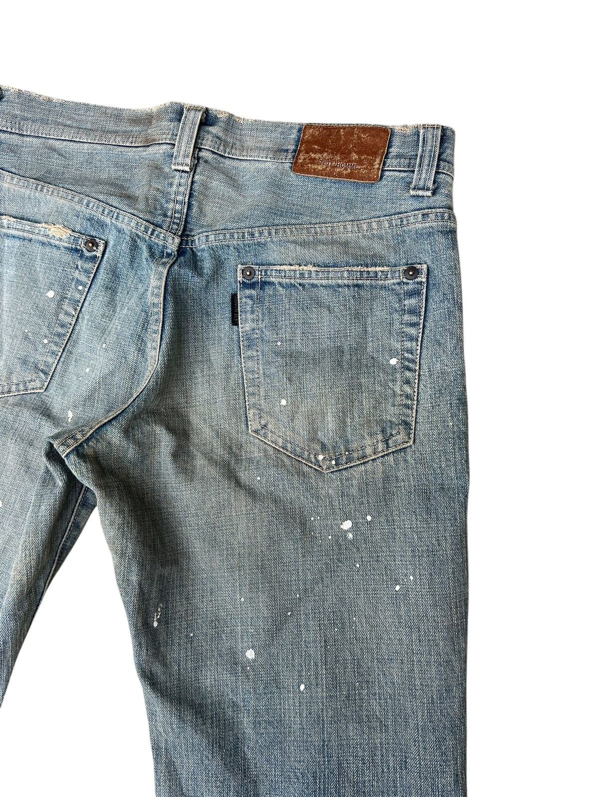 Tete Homme Vintage Tete Homme Japan Dirty Mud Denim Painter Jeans Size US 31 - 16 Thumbnail