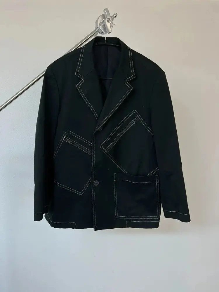 Yohji Yamamoto Yohji Yamamoto white lining multi pocket jacket Size US L / EU 52-54 / 3 - 1 Thumbnail