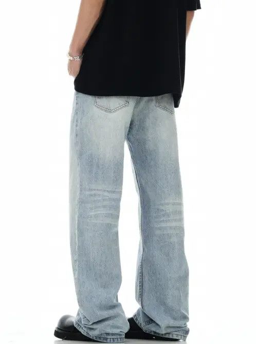 VIBE Retro washed simple versatile casual flared jeans Size US 32 / EU 48 - 5 Thumbnail