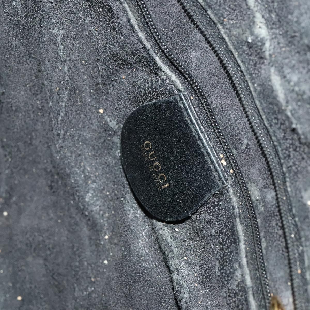 Gucci GUCCI Bamboo Shoulder Bag Leather Black Gold 001 1014 1577 0 Size ONE SIZE - 14 Thumbnail
