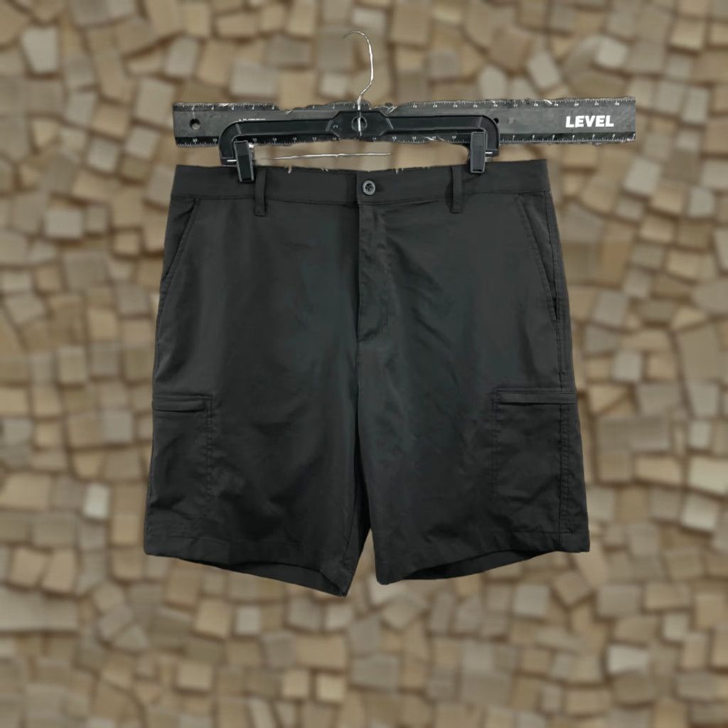 Chaps Chaps Bermuda Shorts Mens Size 36 Dark Wash Black Logo 5-Pocket Front Flat Front Regular Rise Mid 9in Inseam Cotton Blend Size US 36 / EU 52 - 1 Thumbnail