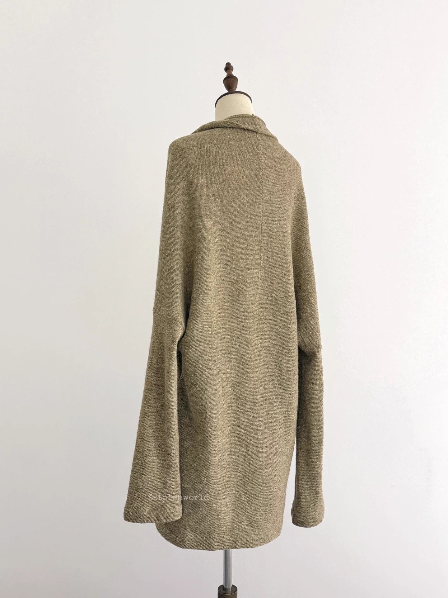Limi Feu Limi Feu Oatmeal Camel Slouchy Knit Cardigan Size S / US 4 / IT 40 - 2 Thumbnail