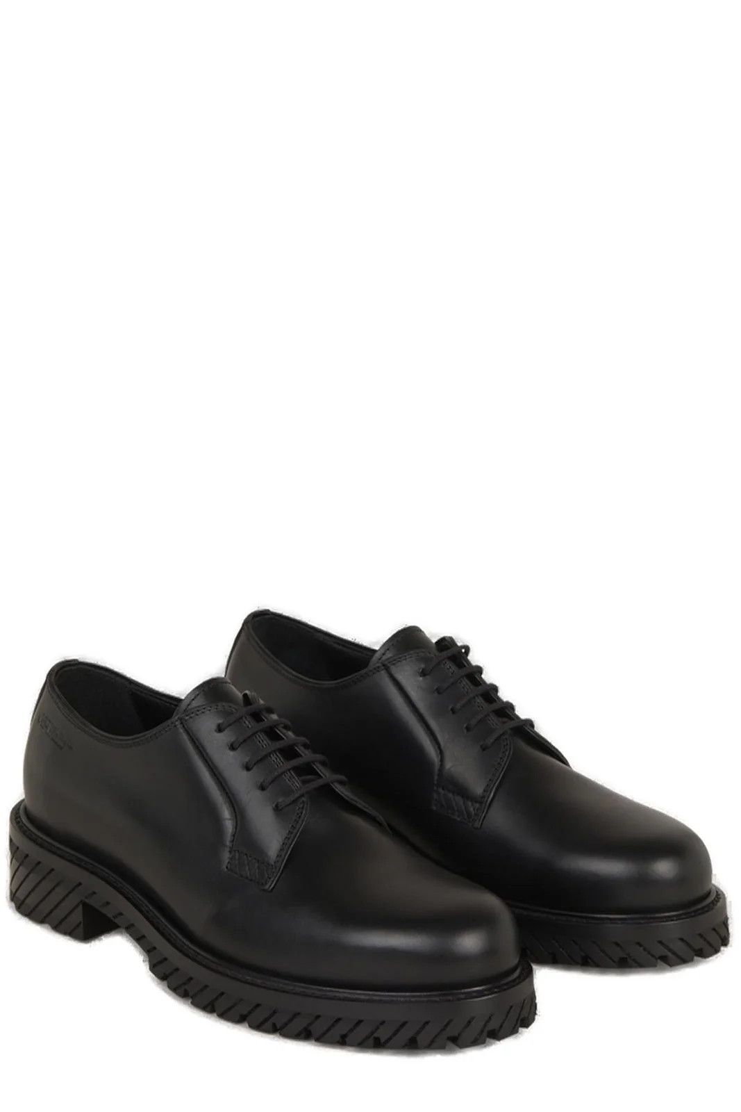 Off-White o1y0225 Logo Laced Shoes in Black Size US 8 / EU 41 - 5 Thumbnail