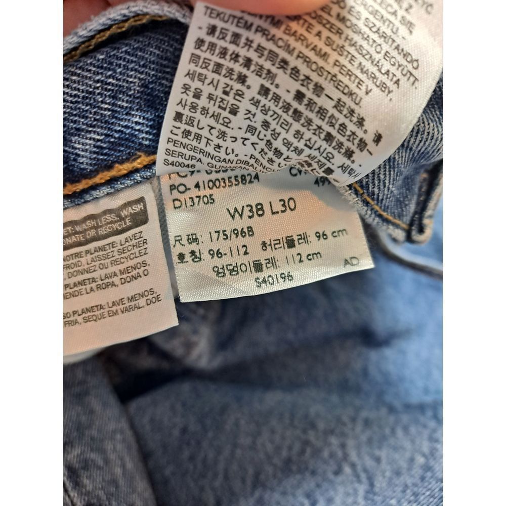 Levi's Levi's 501 Classic Straight Leg Button Fly Denim Jeans Vinta Size US 38 / EU 54 - 5 Thumbnail