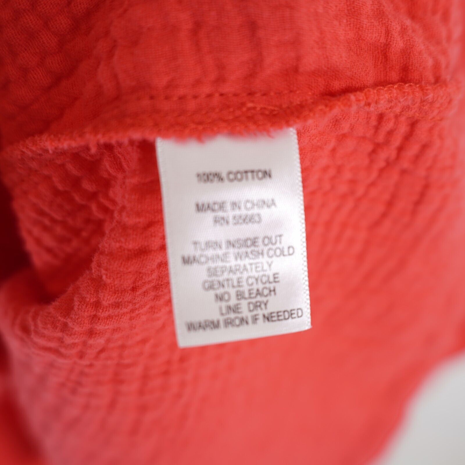 Jones New York Jones New York 1X Neon Pink / Orange Ribbed Cotton Lace V-Ne Size XL / US 12-14 / IT 48-50 - 9 Thumbnail