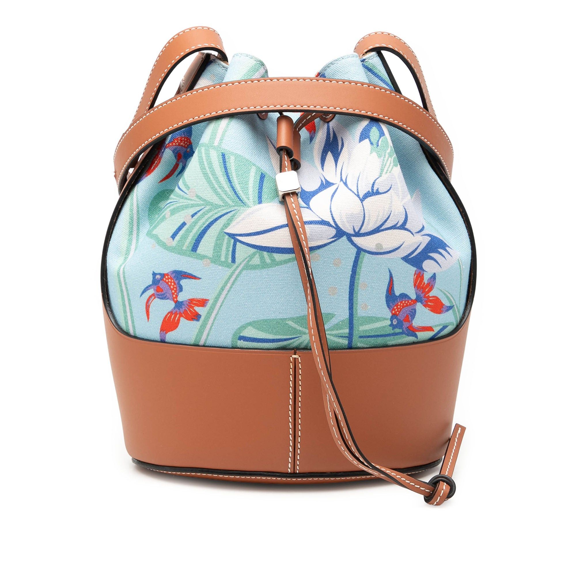 Loewe Paulas Ibiza Small Canvas Balloon Bucket Bag Size ONE SIZE - 1 Thumbnail