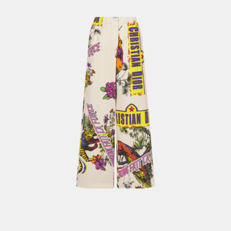 image of Dior O1Bcso1Str0524 Pants In Multicolor, Women's (Size 28)