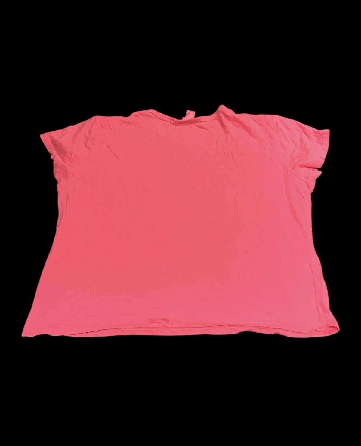 Vintage VTG Y2K La Senza Candy Glam Sequin Graphic Pink SS Baby Tee Size L / US 10 / IT 46 - 2 Thumbnail