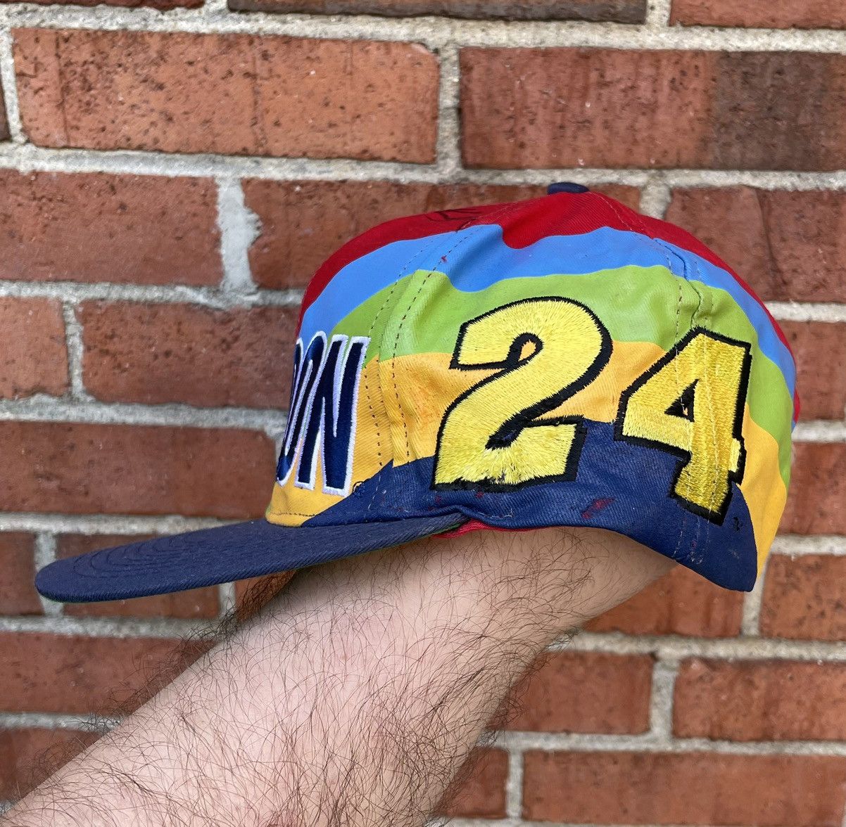 Chase Authentics vintage 90s chase racewear nascar #24 jeff Gordon snapback Size ONE SIZE - 6 Thumbnail