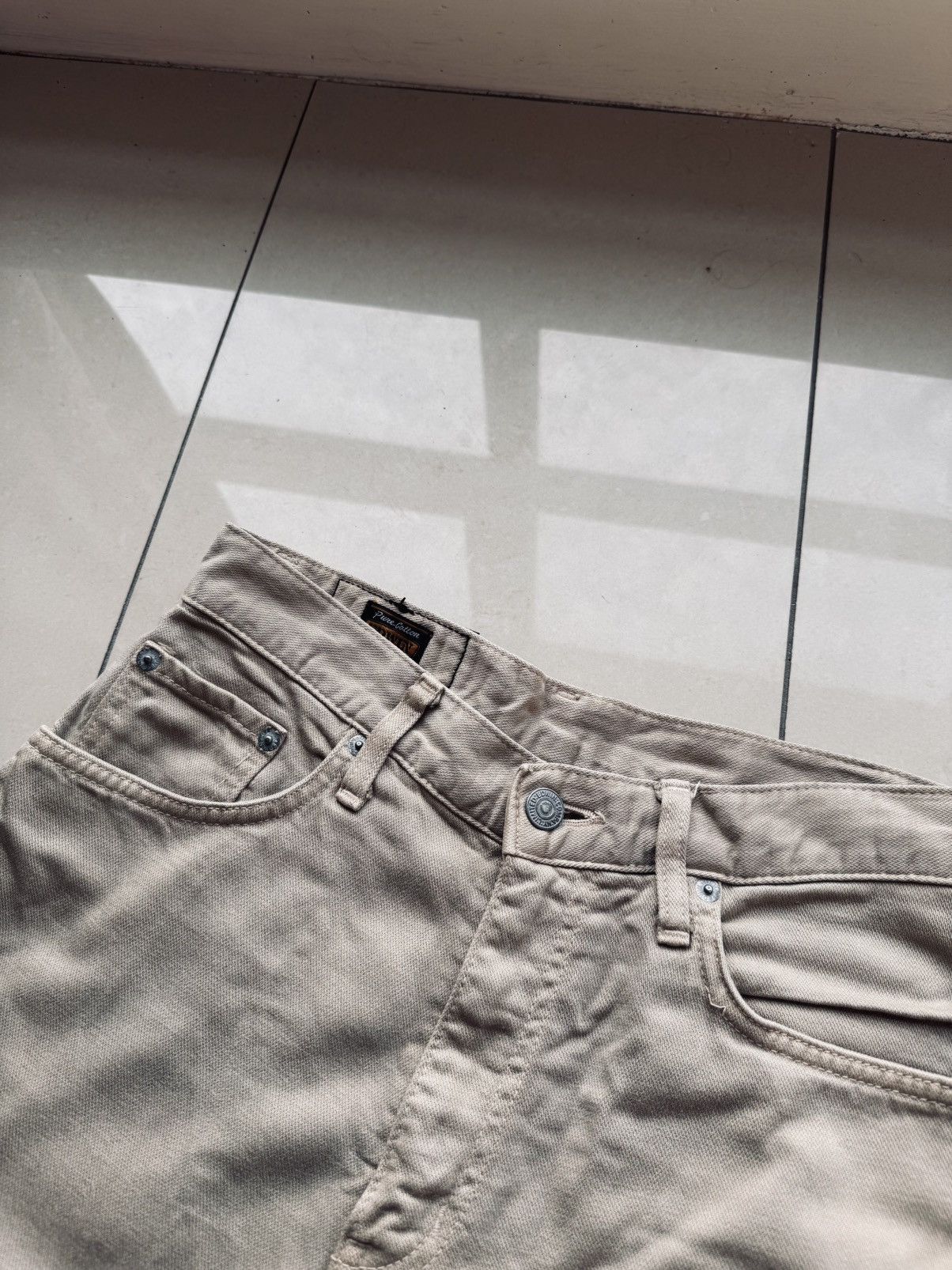 Edwin Vintage Beige Edwin Japanese Denim Pants Size US 30 / EU 46 - 8 Thumbnail