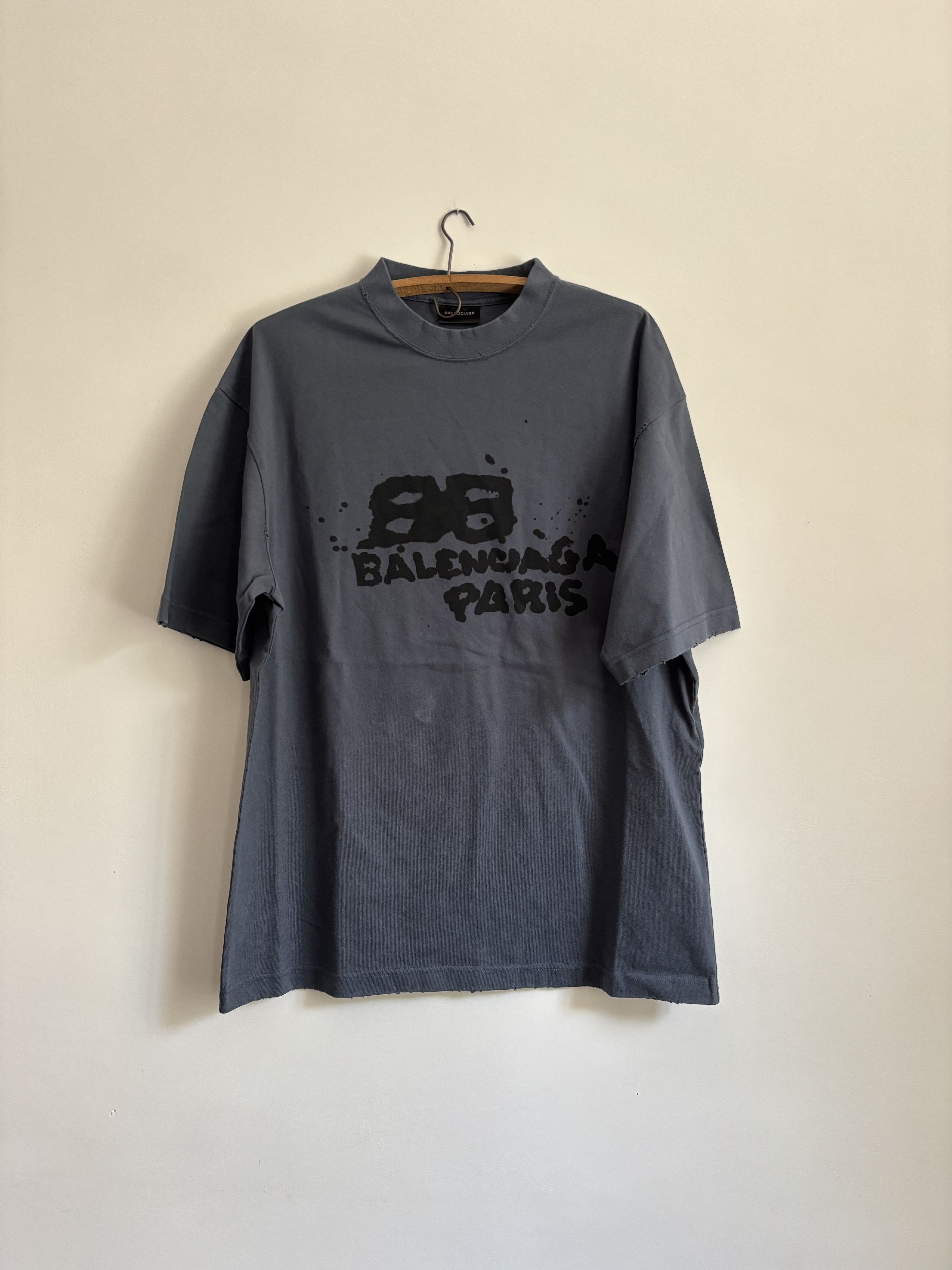 Balenciaga BALENCIAGA Men T-Shirts 764235 TRVK1 1041 FADED