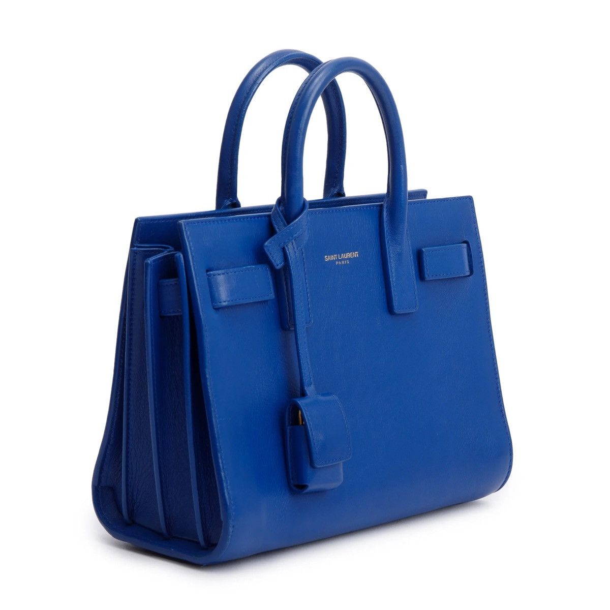 Saint Laurent Paris SAINT LAURENT Blue Leather Bag Size ONE SIZE - 4 Thumbnail