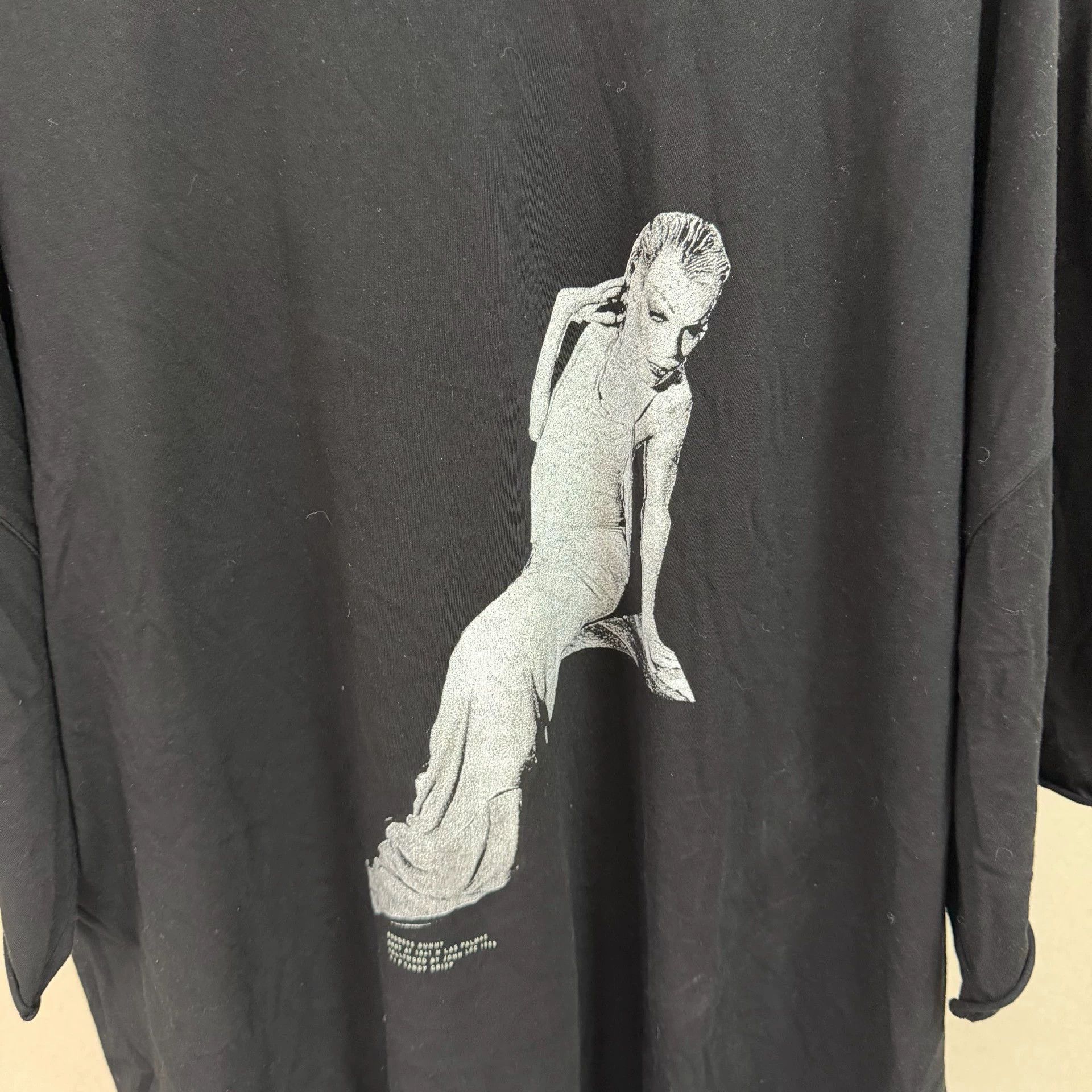 Rick Owens Rick Owens Mermaid Tommy Oversized Short Sleeve Tee One Size Size US M / EU 48-50 / 2 - 3 Thumbnail