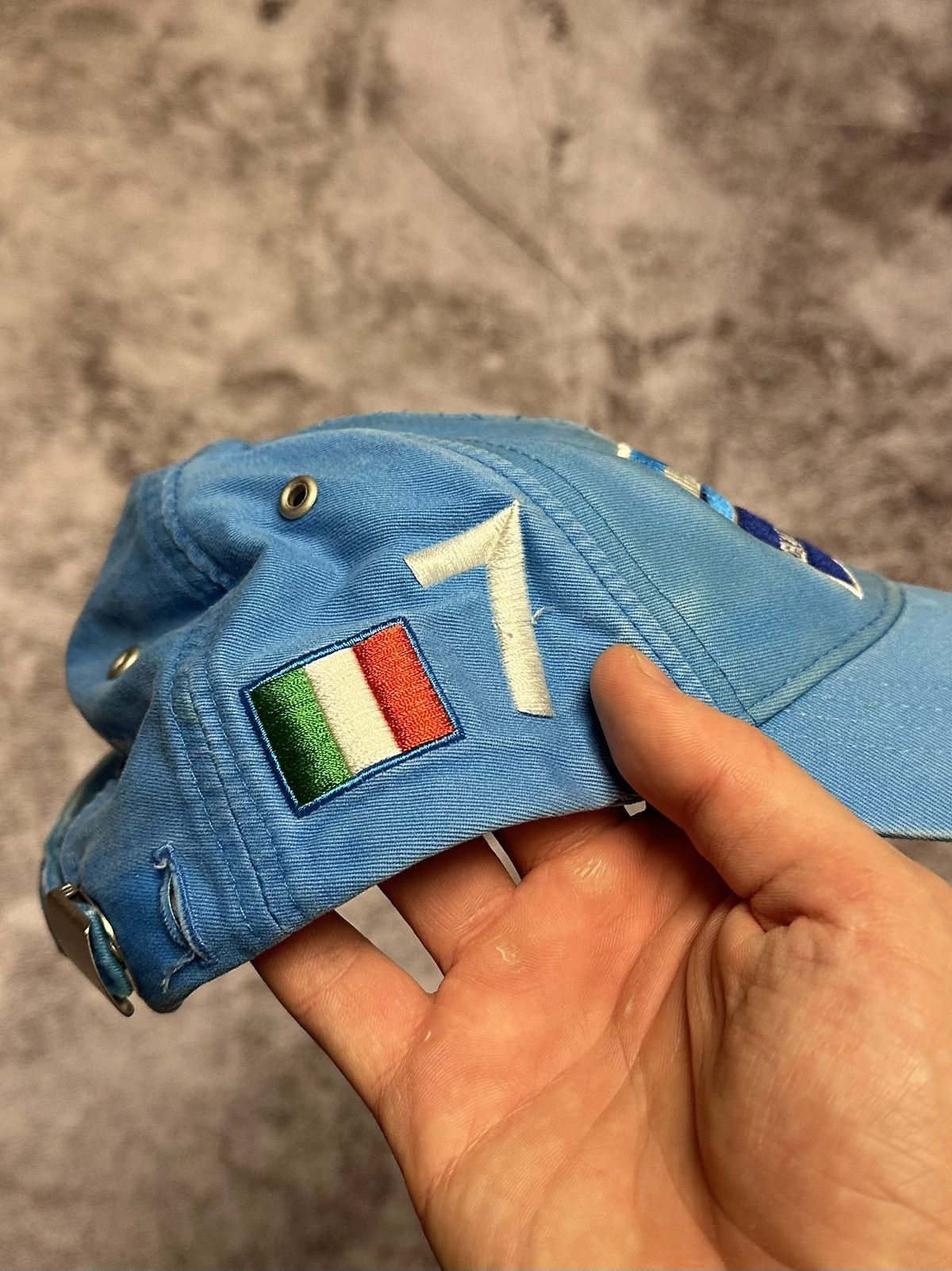Formula 1 × Gallery Dept. Vintage Seven Renault F1 Team Cap Blue Racing Hat Formula 1 Size ONE SIZE - 5 Thumbnail