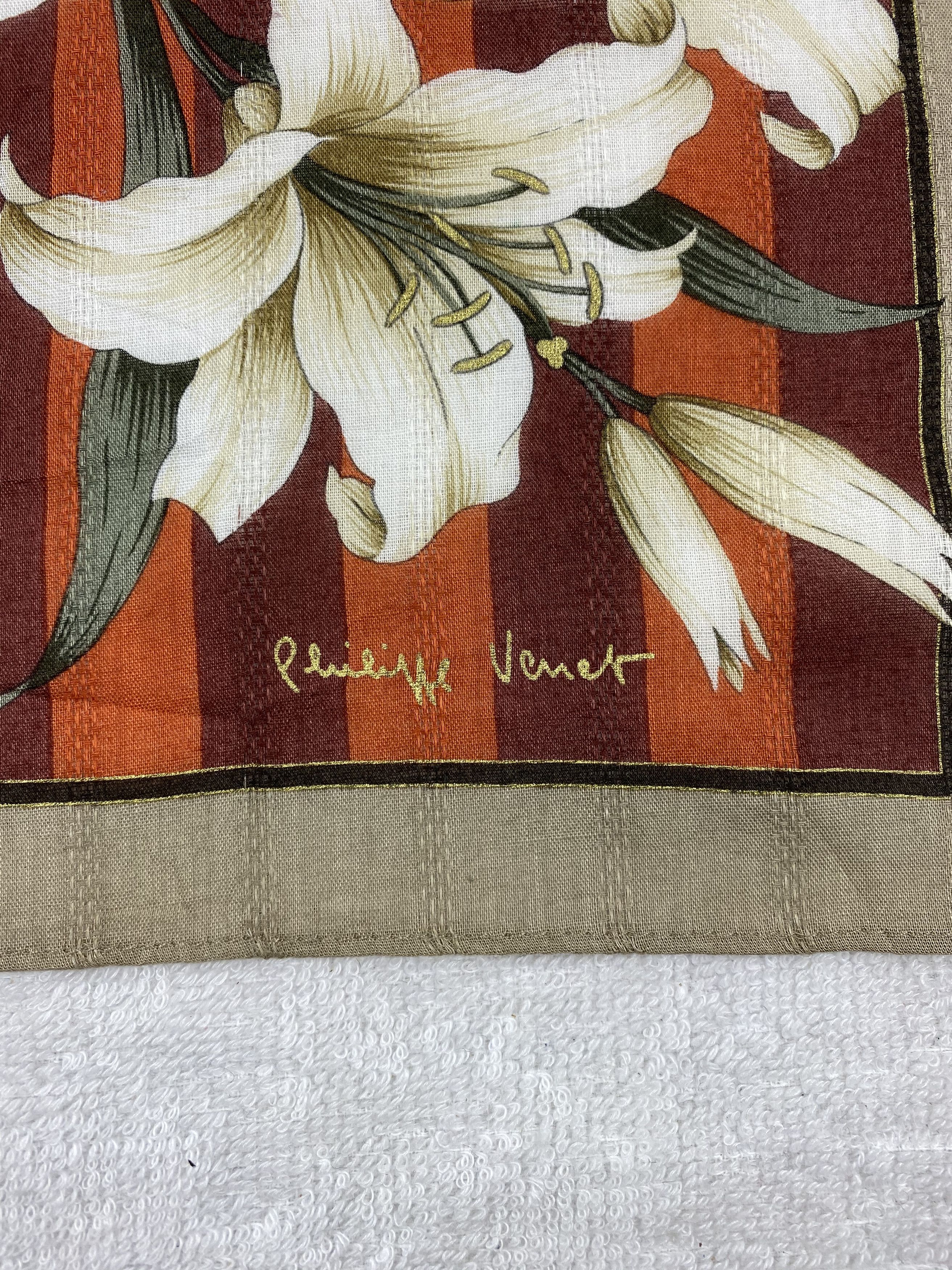 Vintage Philippe Venet Handkerchief / Bandana / Neckerchief Size ONE SIZE - 5 Thumbnail