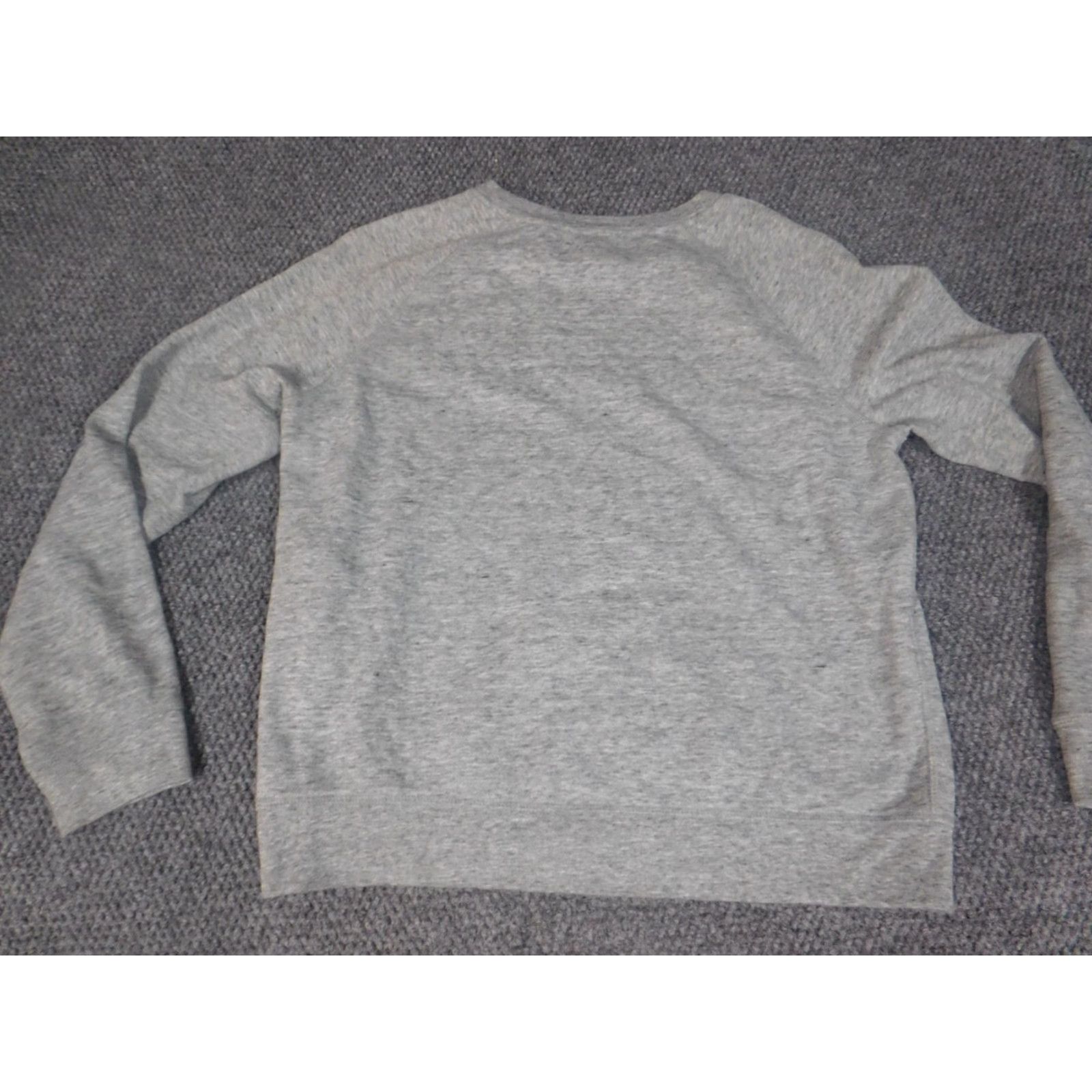 Levi's Levi's Womens Sweater L Gray Pullover Crewneck Logo Knit Cotton Polyester Raglan Long Sleeve Classic Vintage? Size L / US 10 / IT 46 - 7 Thumbnail