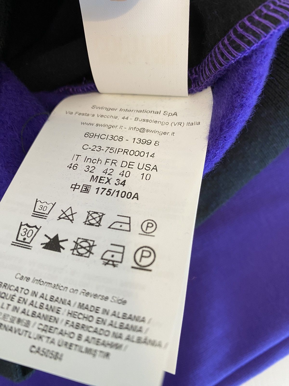 Versace Jeans Couture Versace Jeans Culture Fleece Sweatshirt FLP200 Brushed 46, Size US M / EU 48-50 / 2 - 12 Thumbnail