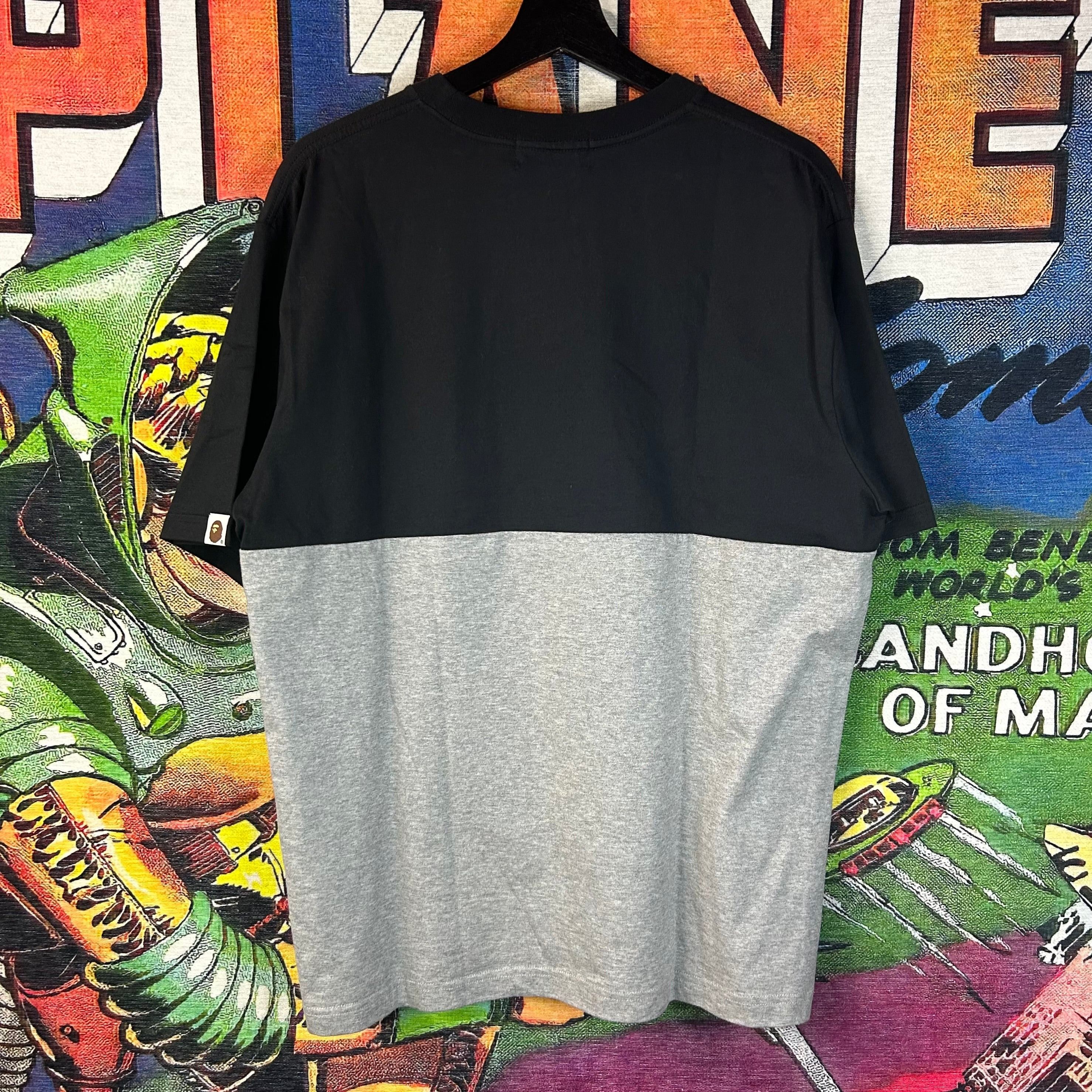 Bape Bape College Bathing Ape Split Tee Size Medium Size US M / EU 48-50 / 2 - 2 Thumbnail