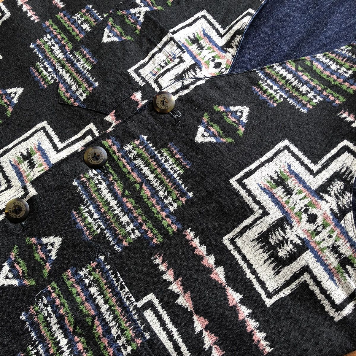 Japanese Brand reversible navajo japanese vests Size US S / EU 44-46 / 1 - 12 Thumbnail