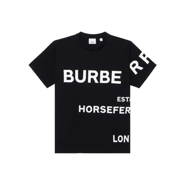 Burberry Burberry Logo Printed Oversized T-Shirt 0079 Size XS / US 0-2 / IT 36-38 - 1 Thumbnail