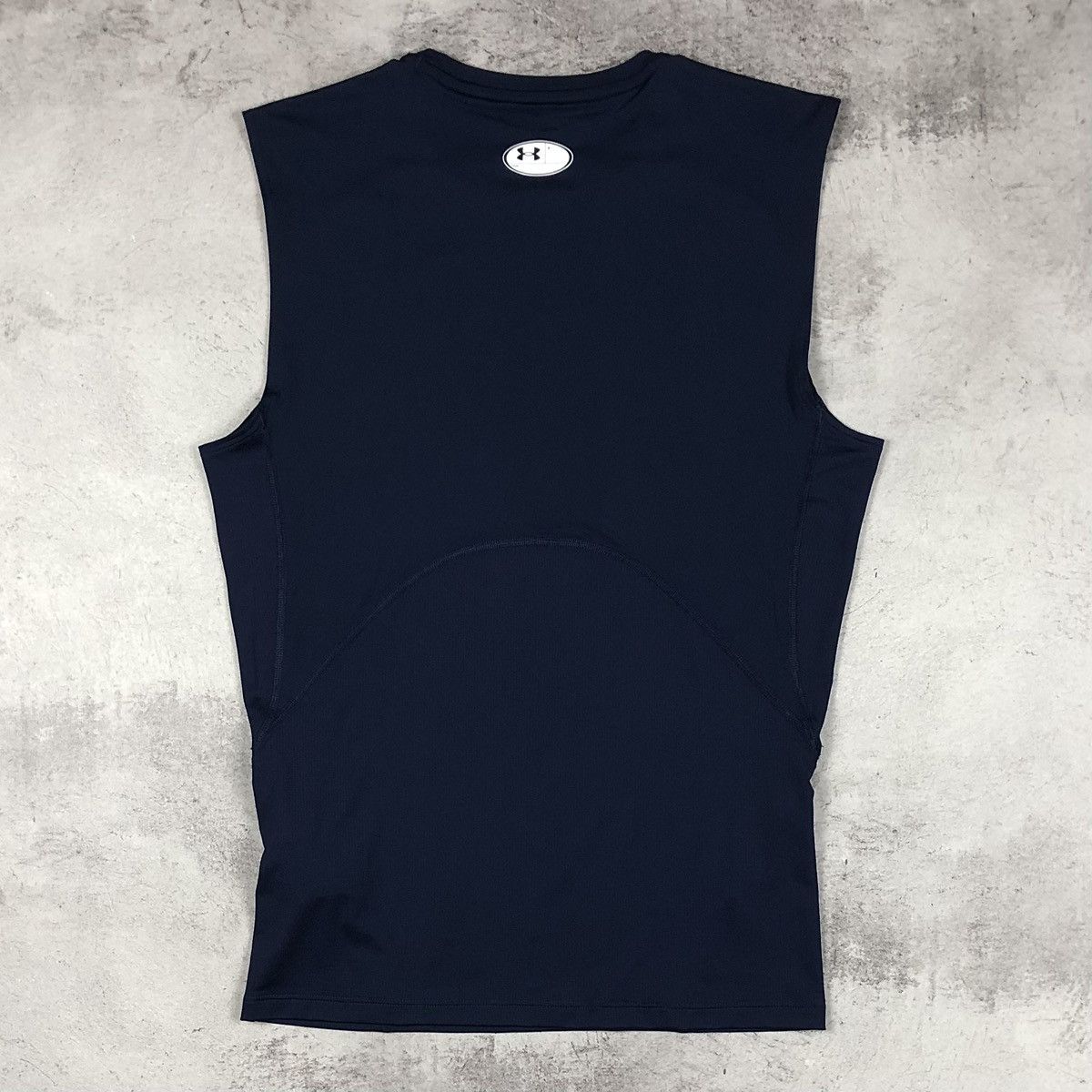 Under Armour Under Armour HeatGear Compression Sleeveless Shirt Navy Blue Size US XL / EU 56 / 4 - 11 Thumbnail
