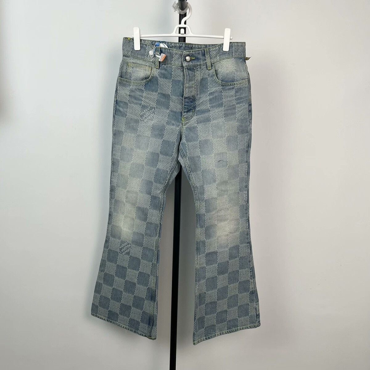 Louis Vuitton Louis Vuitton Checkerboard Jeans 31 Size 31" - 1 Thumbnail
