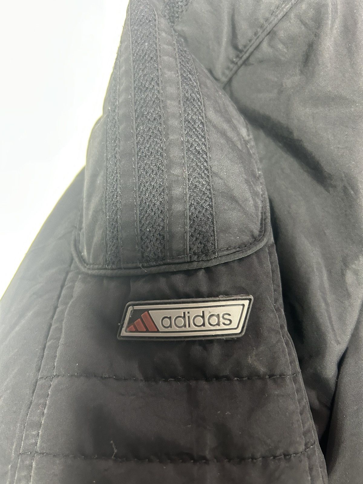Adidas MENS XL ADIDAS EQUIPMENT VINTAGE BLACK COAT/PADDED JACKET Size US XL / EU 56 / 4 - 4 Thumbnail
