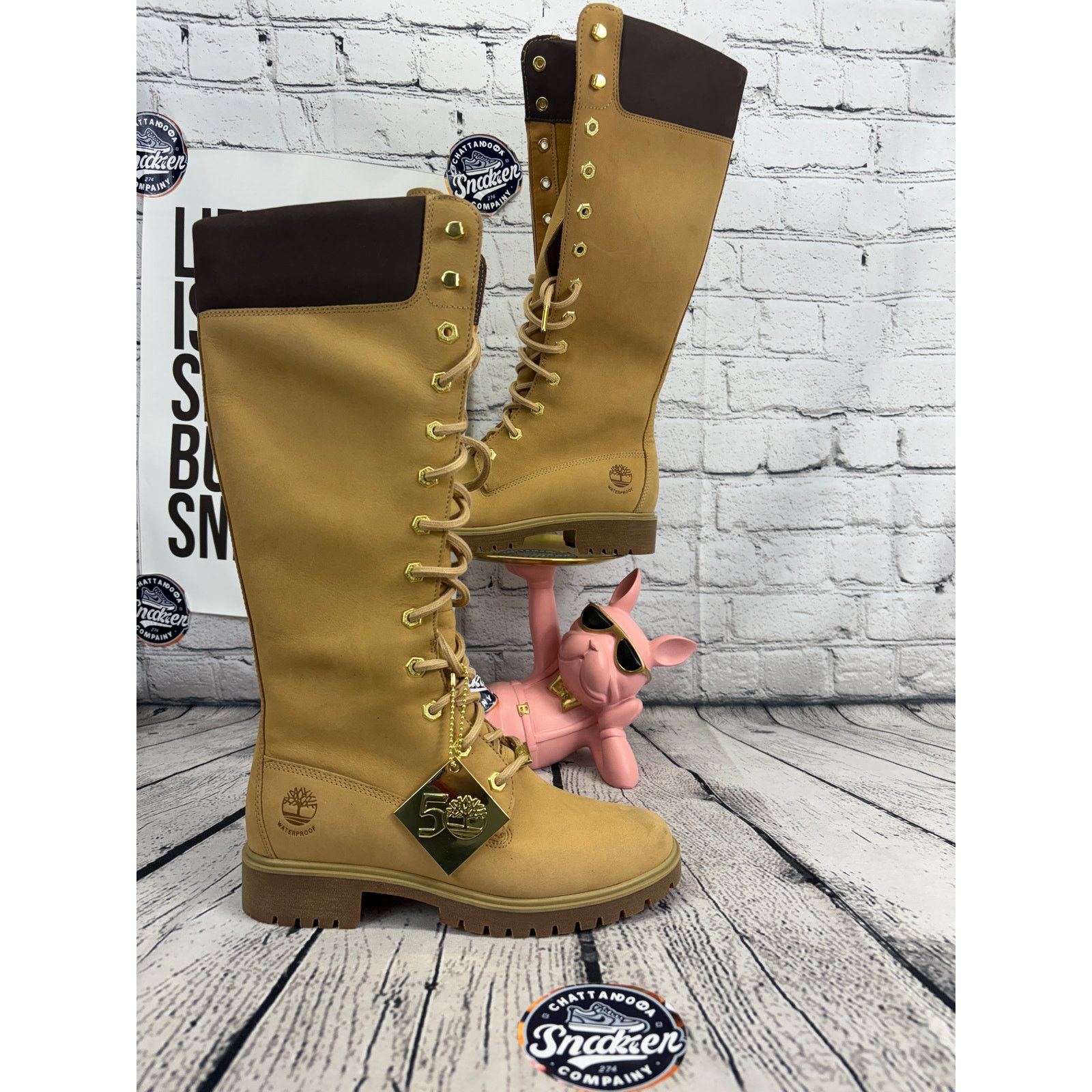 Timberland 50th Edition 14 Inch Tall Boots Womens Butter