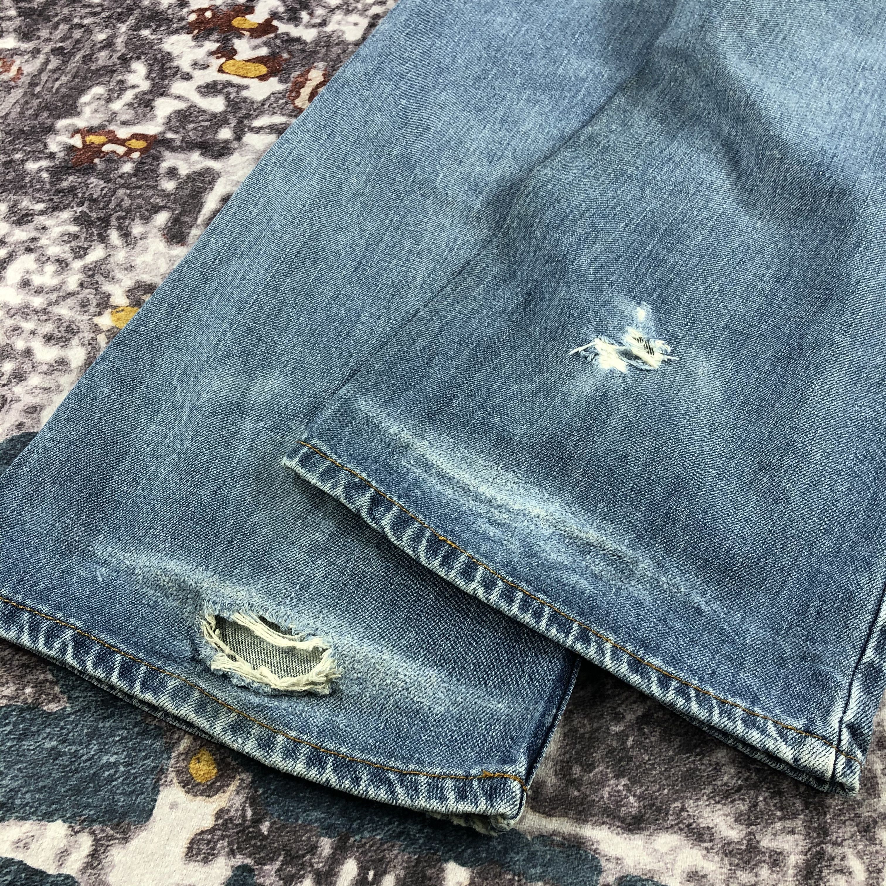 Levi's × Vintage 90s Vintage Blue Wash Levis 857 Flare Jeans-JM2139 Size 27" / US 4 / IT 40 - 6 Thumbnail