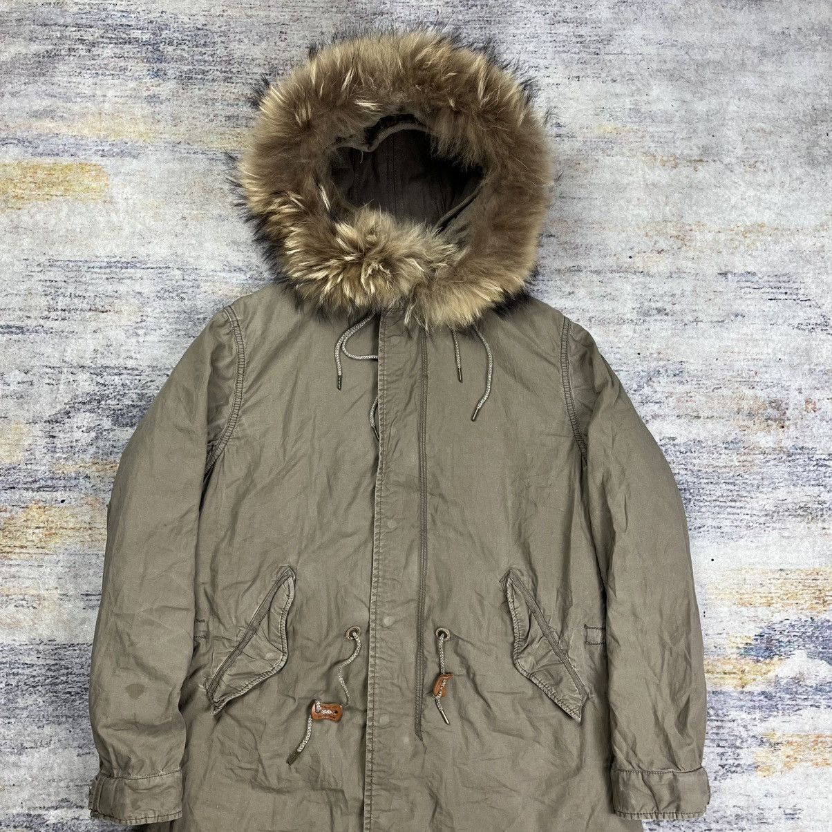 GOA Goa military fishtail parka raccoon fur hoodie vkei style Size US M / EU 48-50 / 2 - 3 Thumbnail