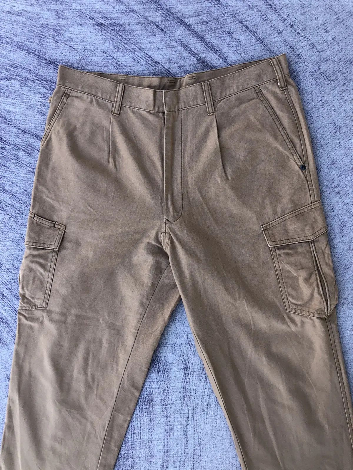 20471120 × Vintage Cargo g.ground Plain 6 Pocket Tactical Pants Size US 33 - 2 Thumbnail