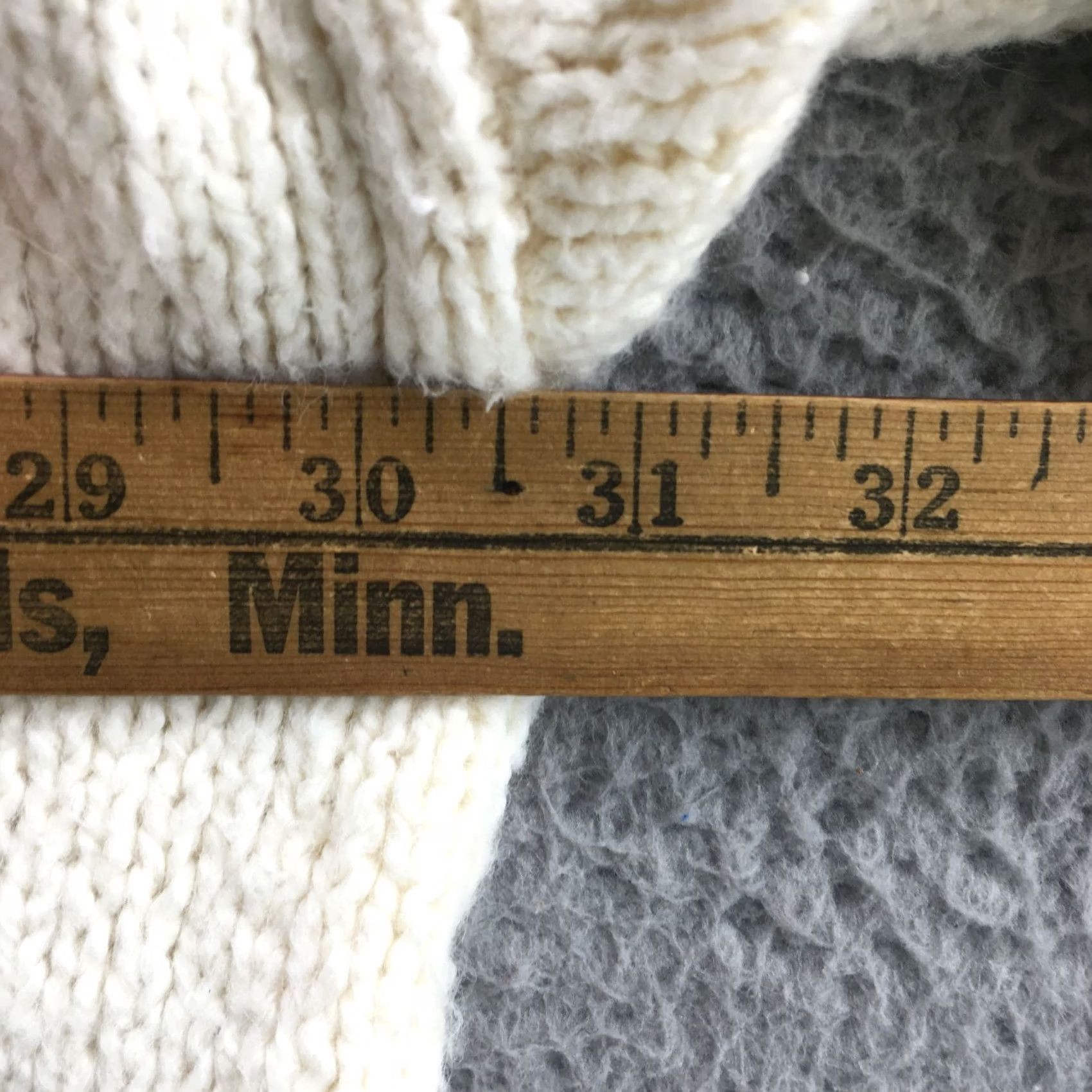 Vintage Arizona Jean Co Cardigan Sweater Womens XXL Cream Knit Long Sleeve V-Neck Casual Size XXL / US 16-18 / IT 52-54 - 7 Thumbnail