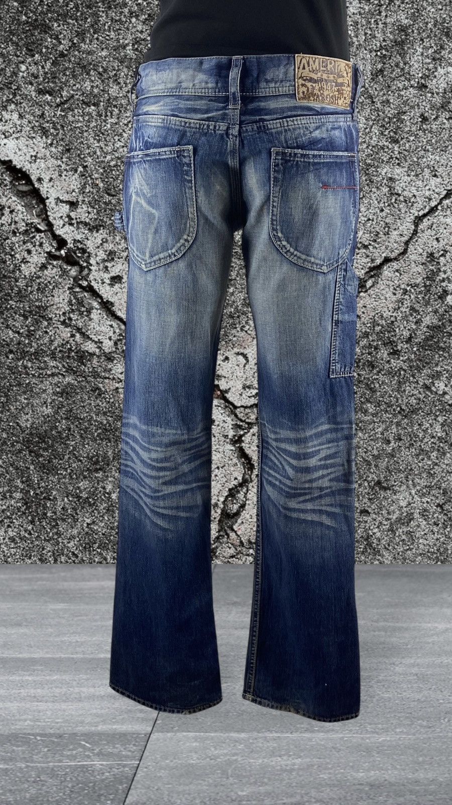Vintage × Wrangler Varosh Carpenter Denim Jeans Japan Skateboards Size US 26 / EU 42 - 2 Thumbnail