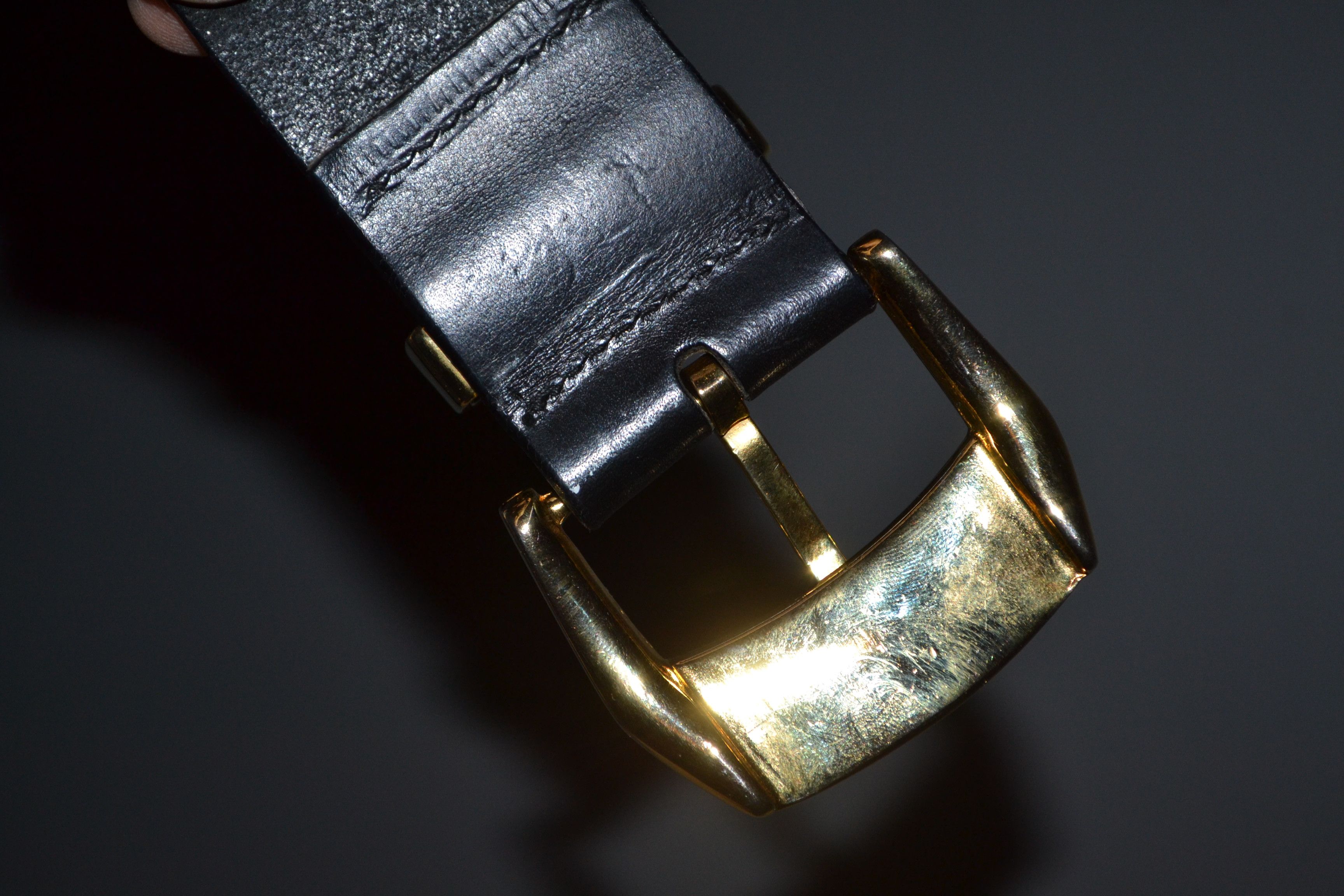 Versace × Versus Versace × Vintage Versace Gianni Versus Vintage Belt Lion Stud Leather 65/26 Size ONE SIZE - 13 Thumbnail