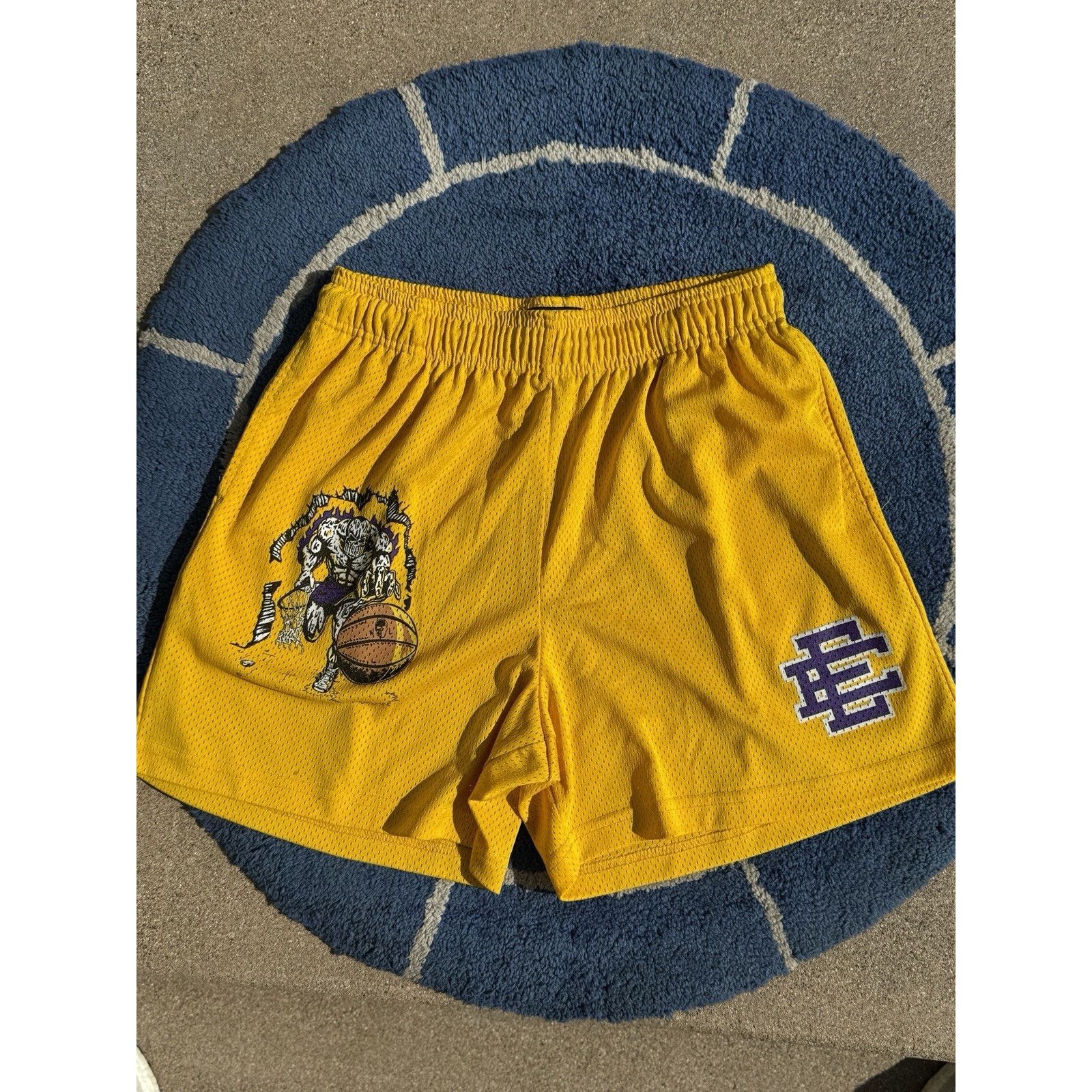 Eric Emanuel Eric Emanuel X Warren Lotas Shorts Mens Size XL Yellow Size US 36 / EU 52 - 5 Thumbnail