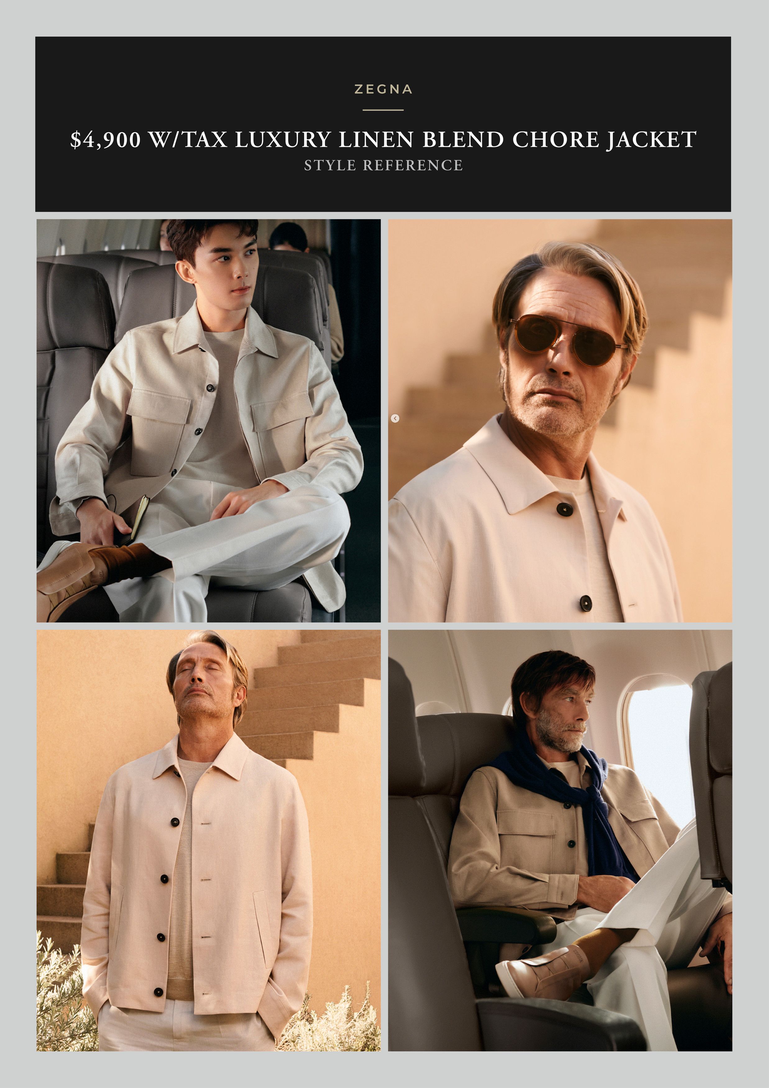 Ermenegildo Zegna Best Dressed $4,900 w/tax Rare ZEGNA Elevated Chore Jacket Size US L / EU 52-54 / 3 - 4 Thumbnail