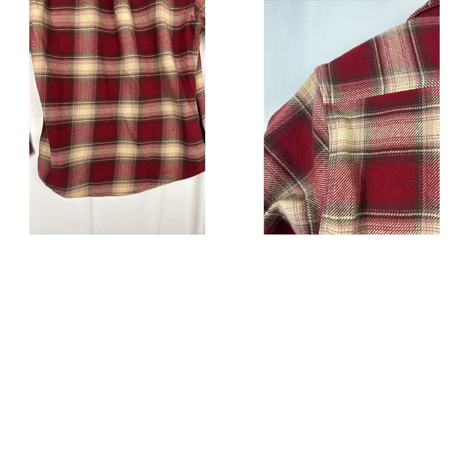 Orvis VINTAGE ORVIS Flannel Shirt Jacket Mens M Red Plaid Button Up Cotton Shacket Size US M / EU 48-50 / 2 - 10 Thumbnail