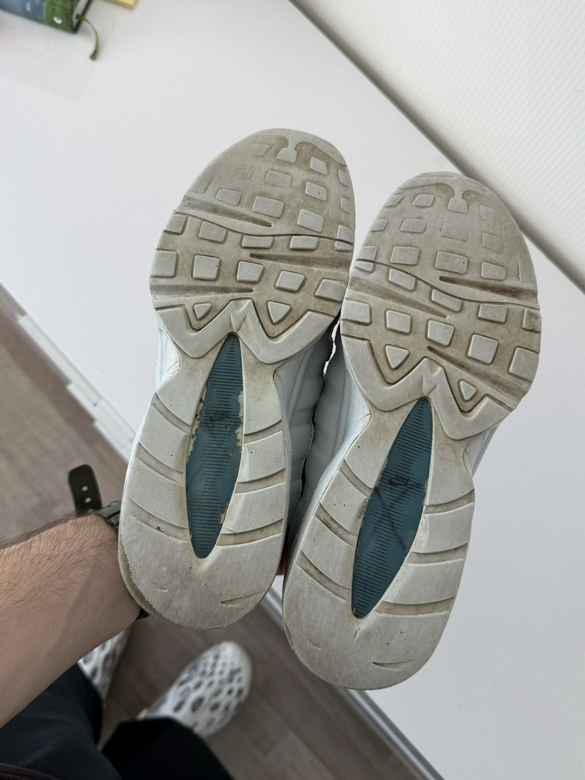 Nike Vintage Nike Air Max 95 Y2K Rare Drill Sk8 Ocean Sneakers Size US 7 / EU 40 - 12 Thumbnail