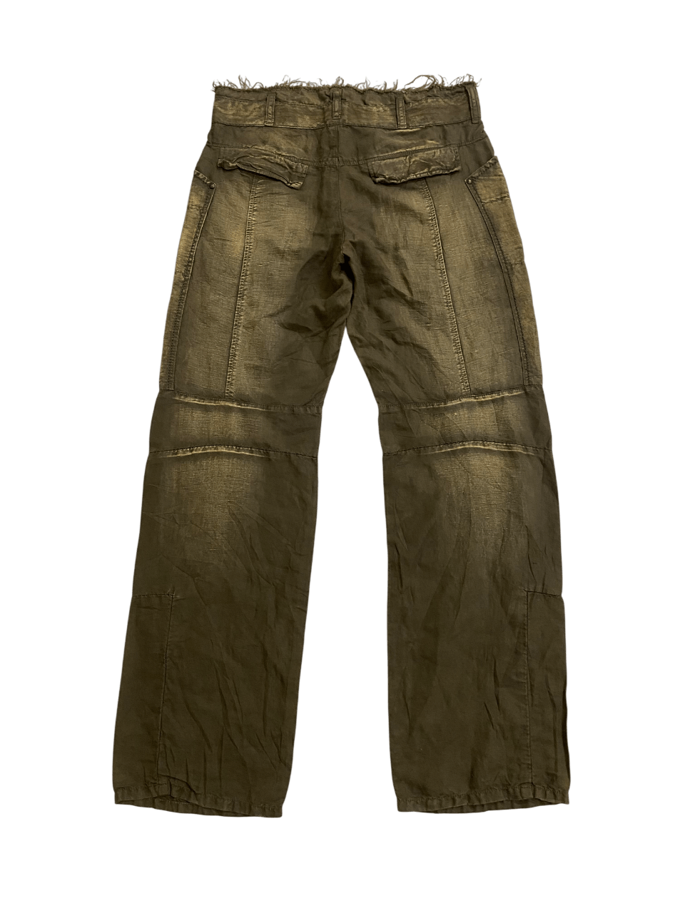 Marithe + Francois Girbaud 2006 MFG Brown Wash Baggy Loose Jeans Size US 34 / EU 50 - 2 Thumbnail