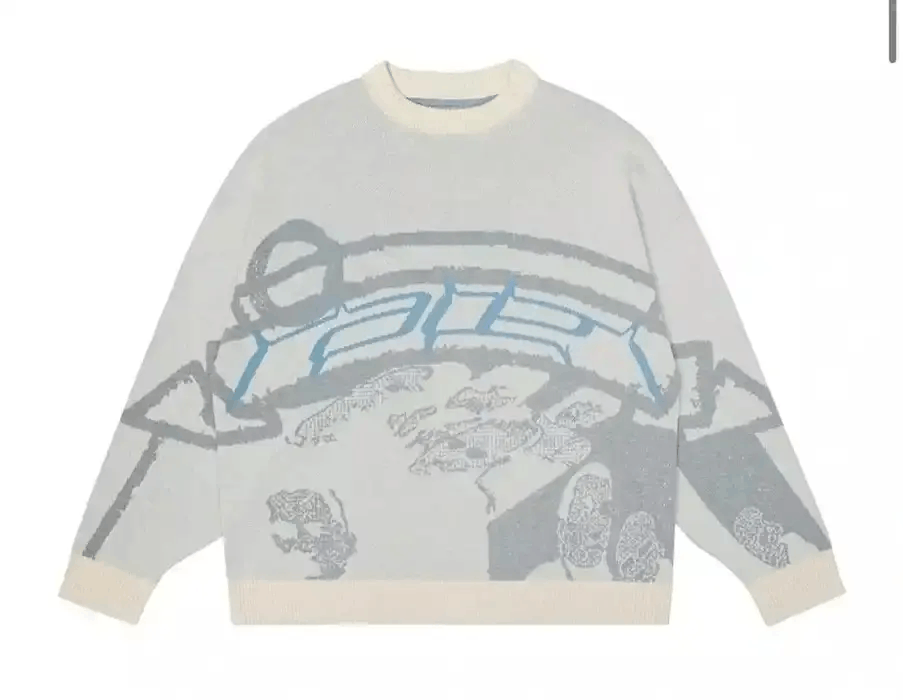 Japanese Brand × Vintage Oversized Graphic Knitted Sweatshirt Size US M / EU 48-50 / 2 - 1 Thumbnail
