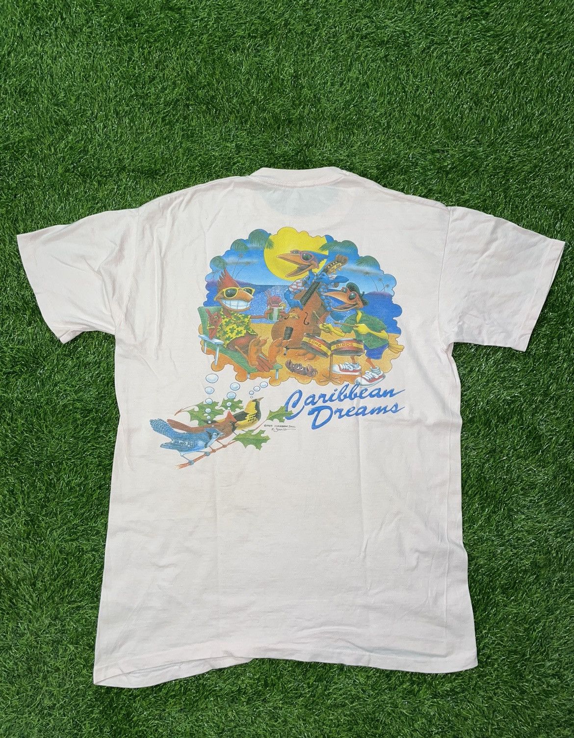 Vintage Vintage 1989 Caribbean Soul Tee Shirt Size XL Size US XL / EU 56 / 4 - 1 Thumbnail