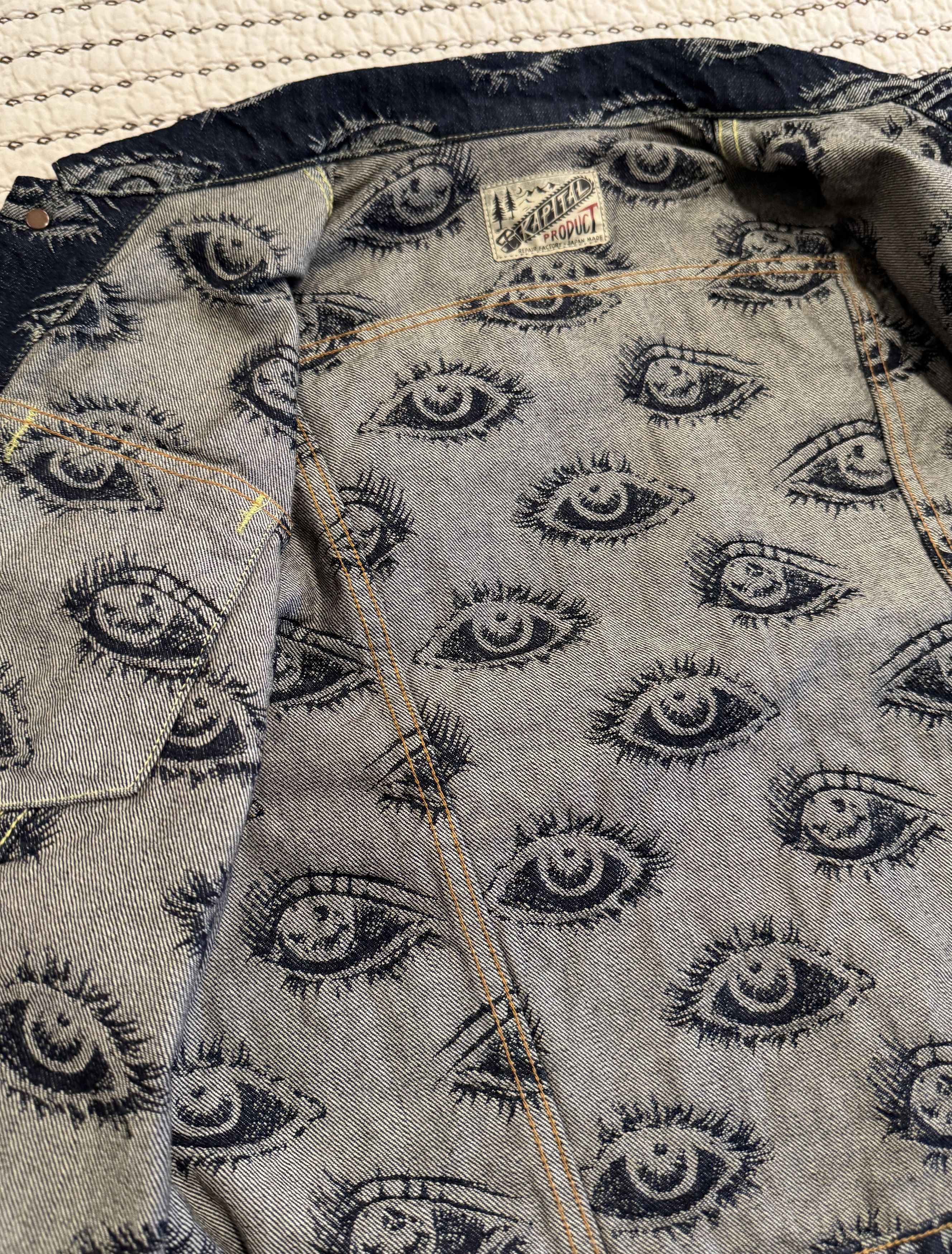 Kapital KAPITAL 12 OZ SPEAKEASY DENIM 3RD JKT (L's) INDIGO SZ 1 Size S / US 4 / IT 40 - 4 Thumbnail